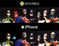born4war:  krapkrapkrap:  iPhone vs Android  XDD CONCHETUMARE