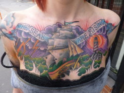 fuckyeahtattoos:  My chestpiece :) By Tyler Hoare from Blessed