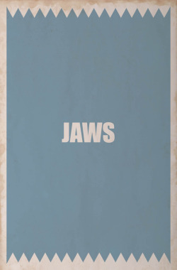 tomasgibbins:  Jaws minimalist film poster 