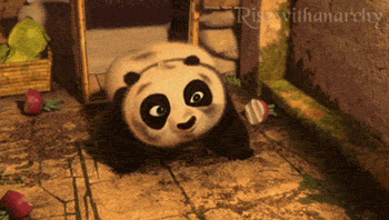 Baby Po is just the cutest thing.♥