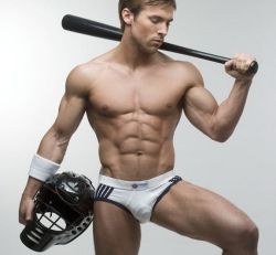 Ready to swing his bat!