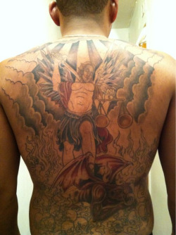 I love my back tat. & it’s not even done yet.