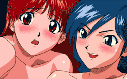 animated-hentai-gifs:  One of my faves! I love how they brace
