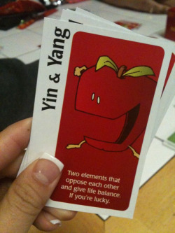 apples to apples! my all time favorite card <3