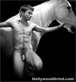 thelaughingbear:   Daniel Radcliffe played the stableboy in Equus.