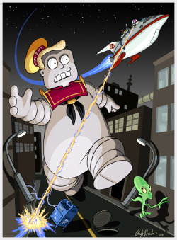 justinrampage:  The cast of Futurama got a full on Ghostbusters