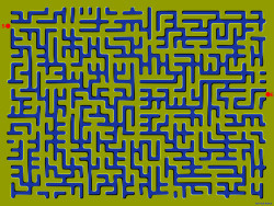 kaankalkan:   Floating Maze Optical Illusion The image is static,