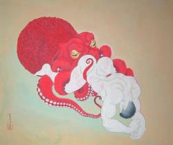 lordinaire:  Octopus & man - Naomichi Okutsu 