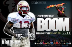 dc-visuals:  FLORIDA STATE 2011 “BOOM” POSTER 