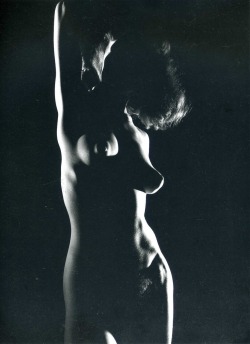  Andreas Feininger - Nude Woman in Shadows 