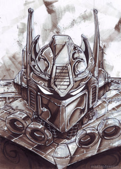 seebsan:  Optimus Prime Sketch by ~MattElder 