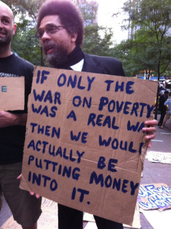 pantslessprogressive:  Dr. Cornel West at the Occupy Wall Street
