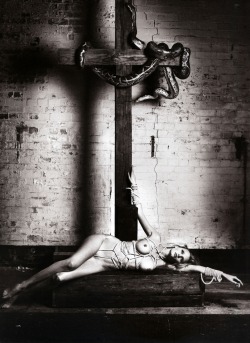 “Religion” by Riccardo Tisci Model: Lara Stone