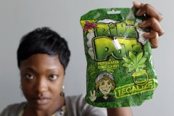 yahoonews:  Marijuana-shaped candy has parents and city officials