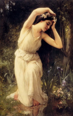 23silence:  Charles Amable Lenoir (1860-1926) - A Nymph In The