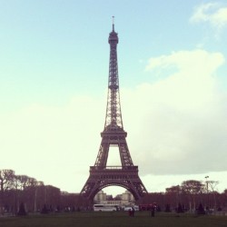 Took a walk from Notre Dame to the Eiffel Tower along the Seine.