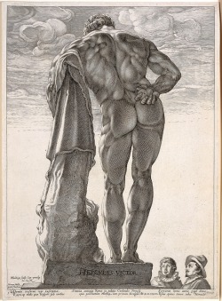 cavetocanvas:  Hendrik Goltzius, Farnese Hercules, 1591-92 Goltzius