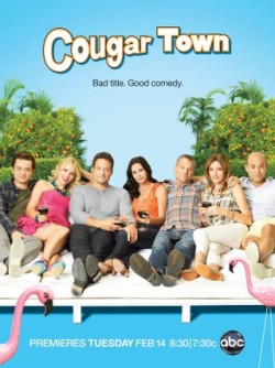          I am watching Cougar Town                          
