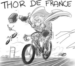 deliciouspineapple:  rinjirenee:  justbrevity:  Thor de France