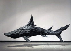 alecshao:  Yong Ho Ji - Shark, 2007, recycled tires and synthetic