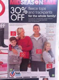 ientertainme:  Target photoshop fail. Look for the extra hand.