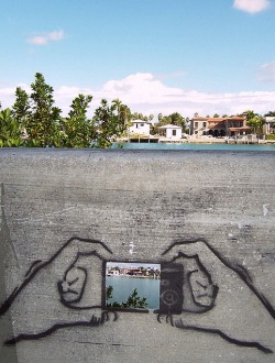 travelingcolors:  Street Art, Mc Arthur Causeway, Miami | Florida