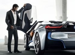 1iberated:  Bmw i8 concept car. 