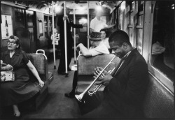 ngpopgun:  Donald Byrd takes the A Train, William Claxton 