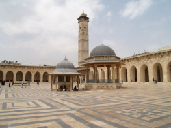 The Great Mosque of Aleppo (Arabic:جامع حلب الكبير
