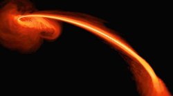 latimes:  Giant black hole is seen gobbling up a star: A star