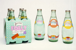 primitivefeathers:  Seymour Chwast for Perrier. 