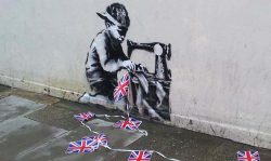 Nueva obra de Banksy en Londres | New Banksy Graffiti Appears