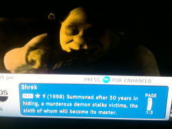 stabmeintheneck:  what shrek is about according to time warner