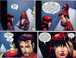 bluejaybirdie:  Excuse me while I have many Peter/MJ feels. ½.