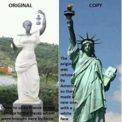 s-fit-c:  THE STATUE OF LIBERTY WAS GONNA TO BLACK, BUT WHITE
