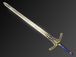 fairywine:  Caliburn - The Golden Sword of Destined Victory 