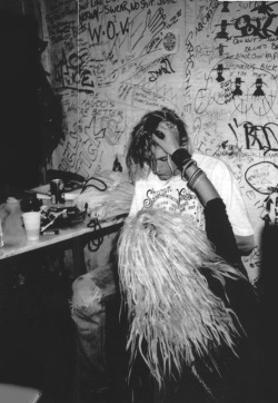 lesbico:  Courtney Love and Kurt Cobain, Berlin, DE, 11/10/91