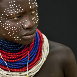 faith-in-humanity:  Karo tribe girl - Korcho Omo Ethiopia by