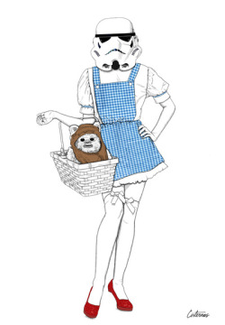 Hey Dorothy GAYle, is that an Ewok in your basket, or are you