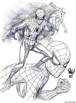 brianmichaelbendis:     Spider-Man by Mike Wieringo  