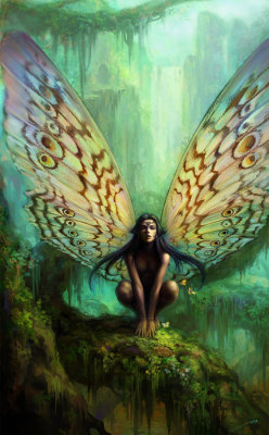art-and-shenanigans: Butterfly Rebirth Butterfly by XueDuan