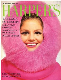 The look of luxury. (Harper’s Bazaar, 1966)