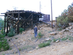 Abandoned Mining Equipment Colorado I almost walked into fallen