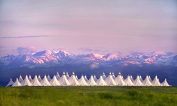 Denver International Airport designed by Fentress Architects