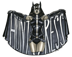 joequinones:  Huntress. Copic markers, pen & ink on 11x14”