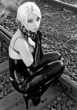 petmistress:  Hoping someone will tie me to the tracks today. 
