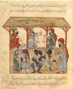 fyeah-history:  13th-century slave market in Yemen 