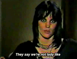 cinderellaslash:   Joan Jett on her stage performance and persona