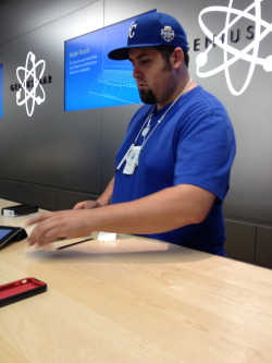 He was perfection, and he’s an Apple employee so double