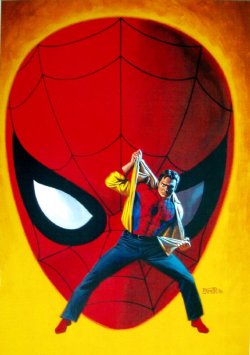 brianmichaelbendis:   Spider-Man by Bob Larkin 
